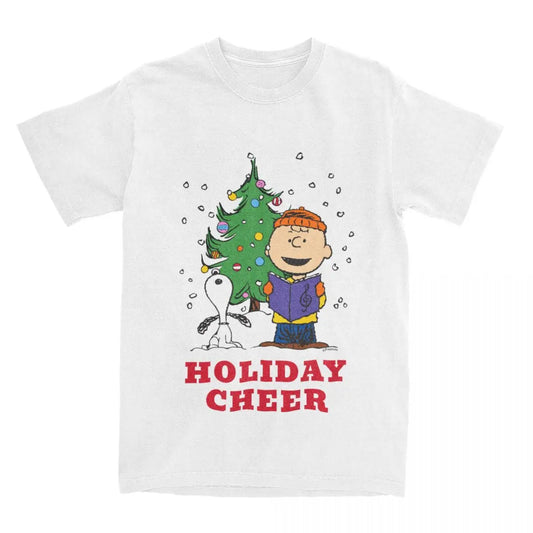 Unisex Peanuts Christmas Snoopy Graphic Tee Snoopy Shirt
