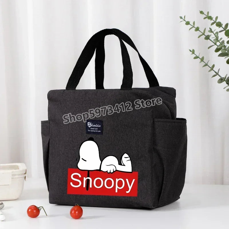 Snoopy Backpack Insulated Lunch Bag Bento Pack Ice Pack
