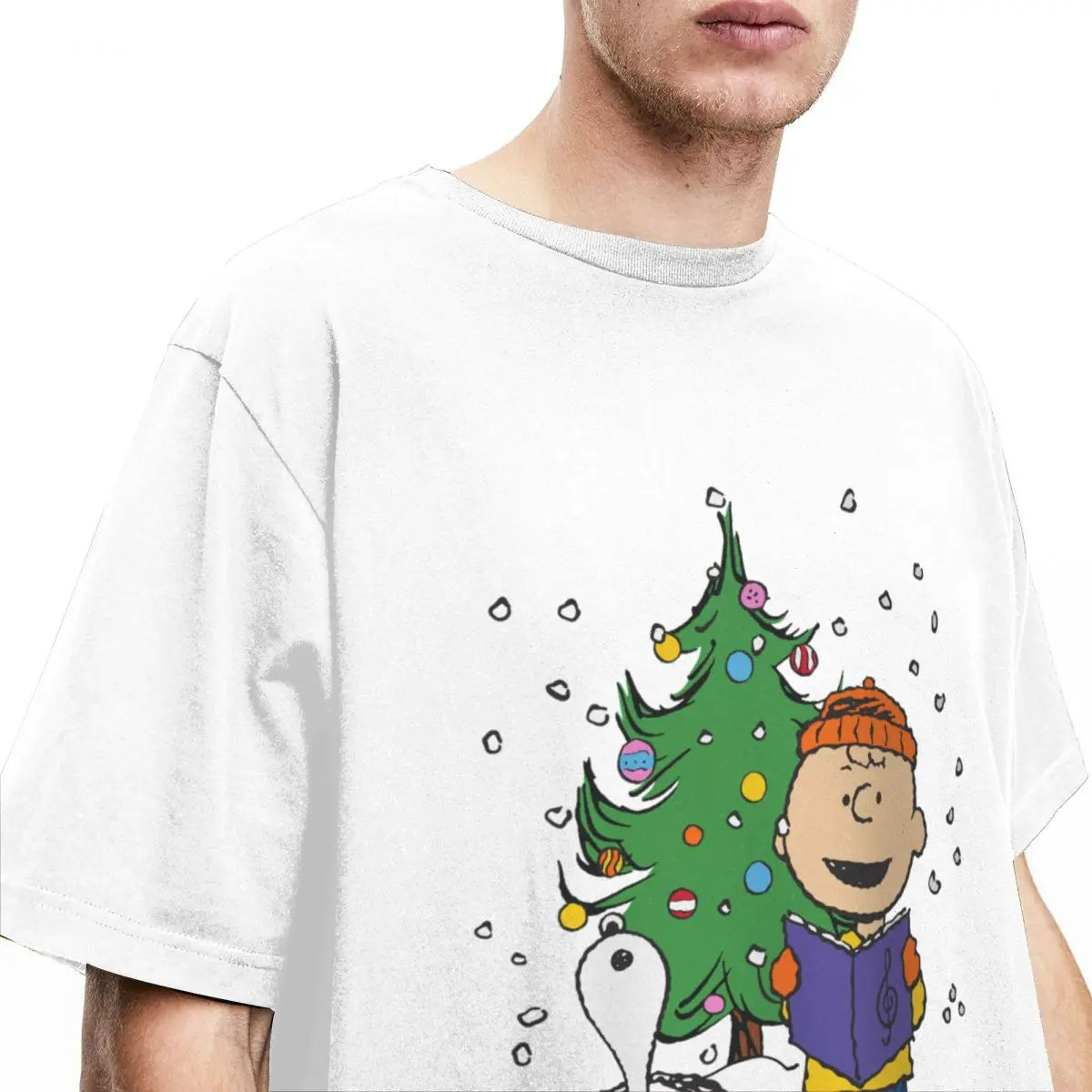 Unisex Peanuts Christmas Snoopy Graphic Tee Snoopy Shirt