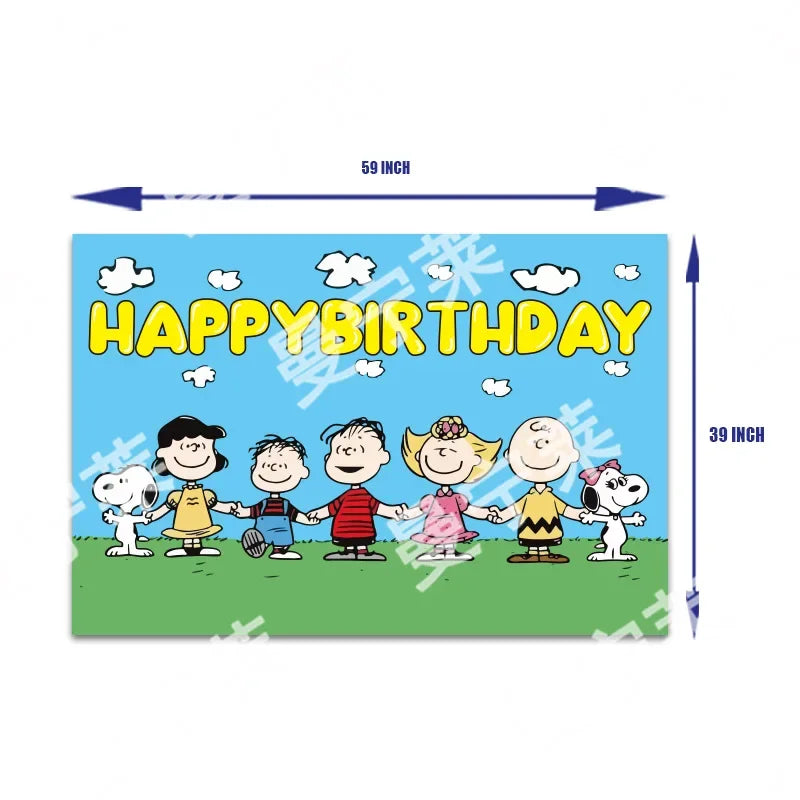 Party Themed Disposable Plates and Cups Snoopy Cup