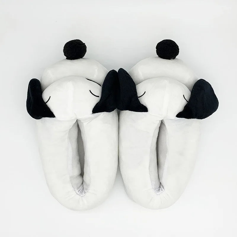 Comfy Winter Plush Slippers Cotton Snoopy Shoes