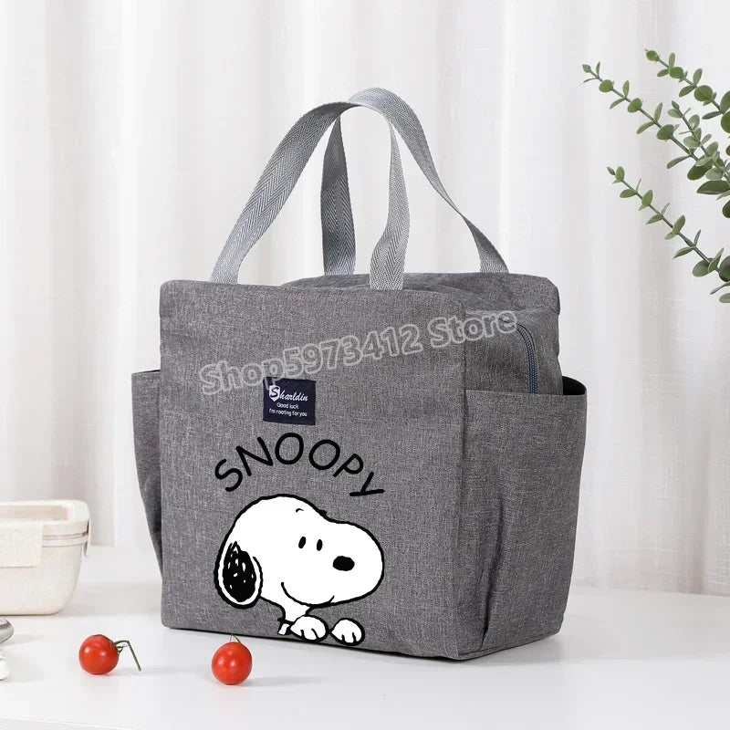 Snoopy Backpack Insulated Lunch Bag Bento Pack Ice Pack
