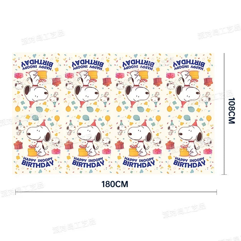 Party Themed Disposable Plates and Cups Snoopy Cup