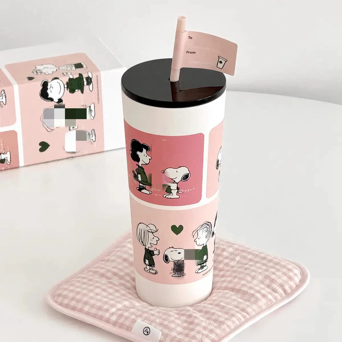 Joint Series Plastic Mug For Cold Drinks Snoopy Cup