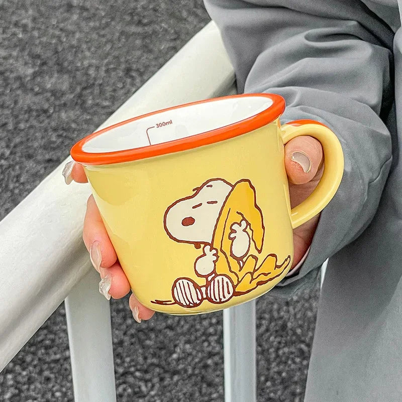Couple Coffee Mugs Snoopy Cup