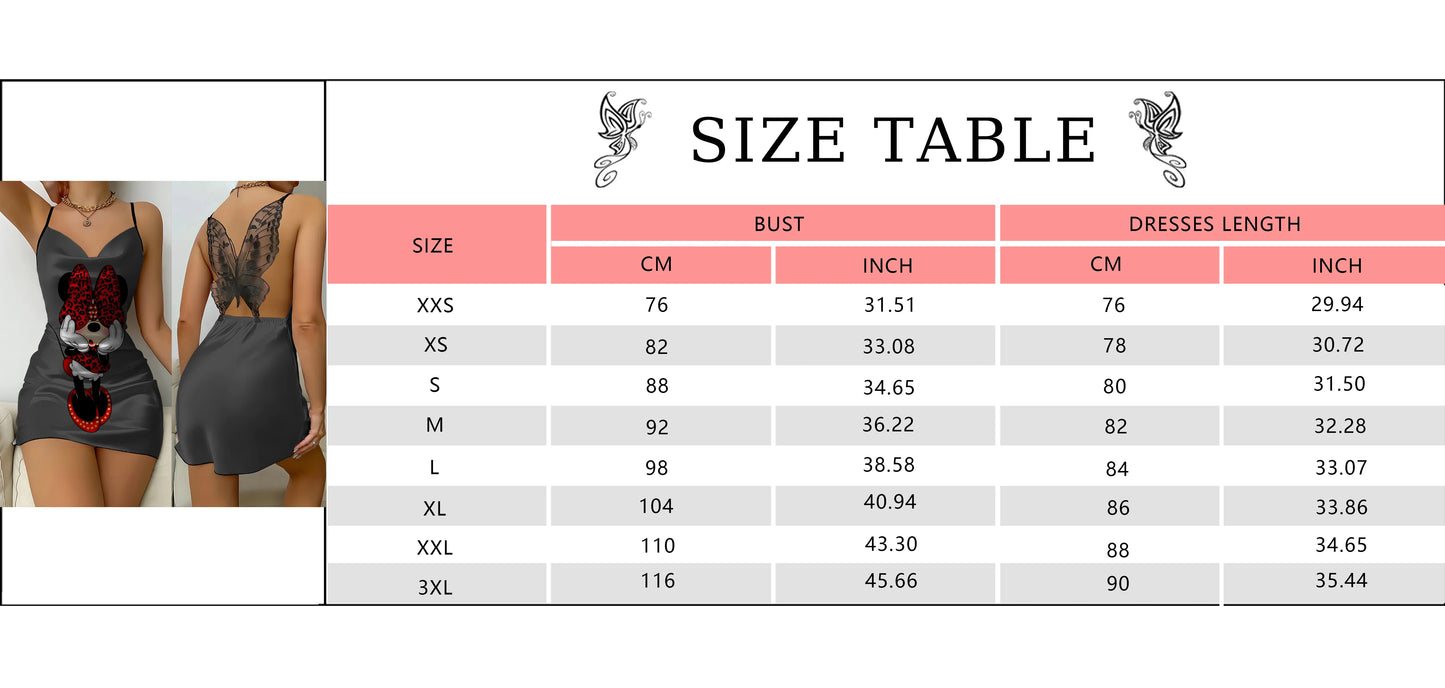 Snoopy Print Summer Women's Pajamas Comfortable Spaghetti Strap Backless Butterfly Lace Suspender Nightgown Luxury Sexy Dress