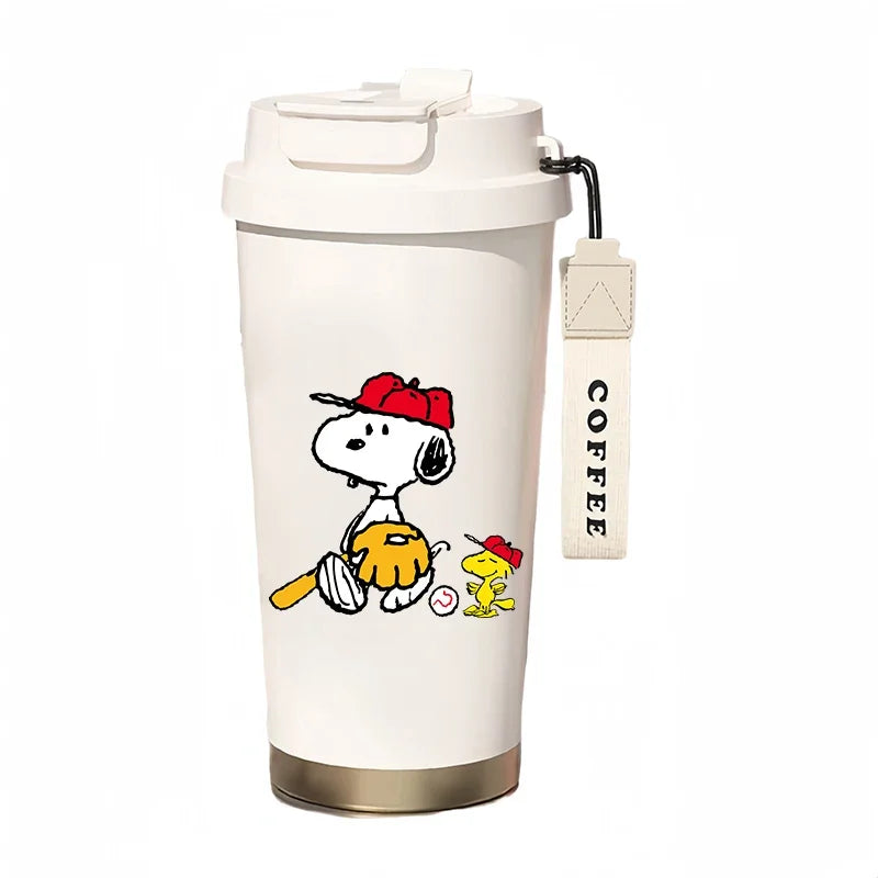 500ml Thermos Bottle Portable Snoopy Cup