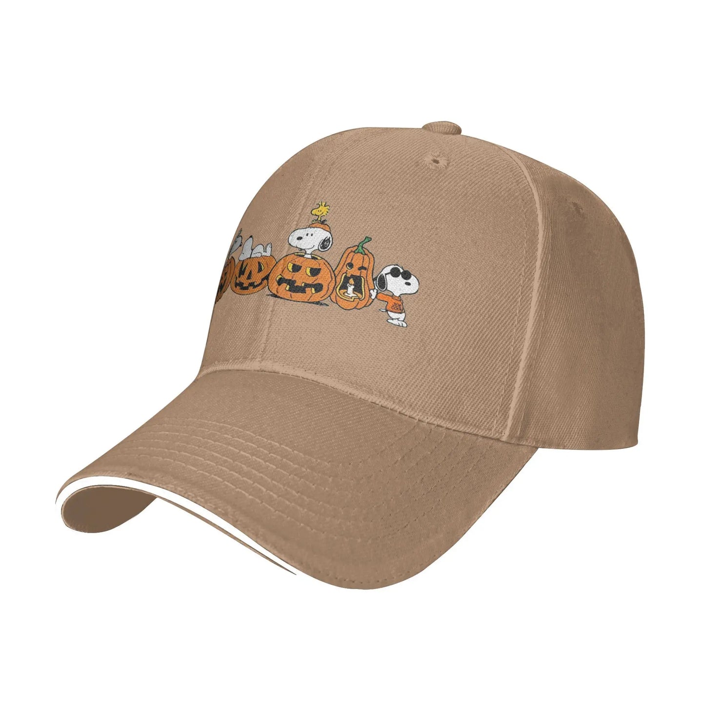 Halloween Pumpkin Cap Baseball Sun Snoopy Hat