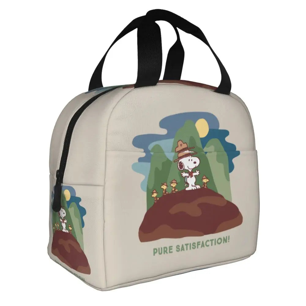 Snoopy Backpack Halloween Insulated Lunch Bag 22x20x13cm