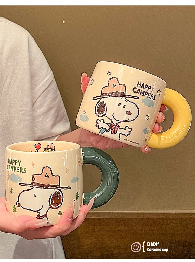 460ML Graduation Ceramic Mug Snoopy Cup
