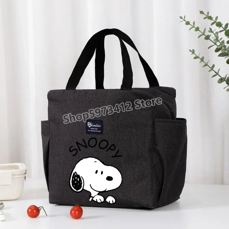 Snoopy Backpack Insulated Lunch Bag Bento Pack Ice Pack