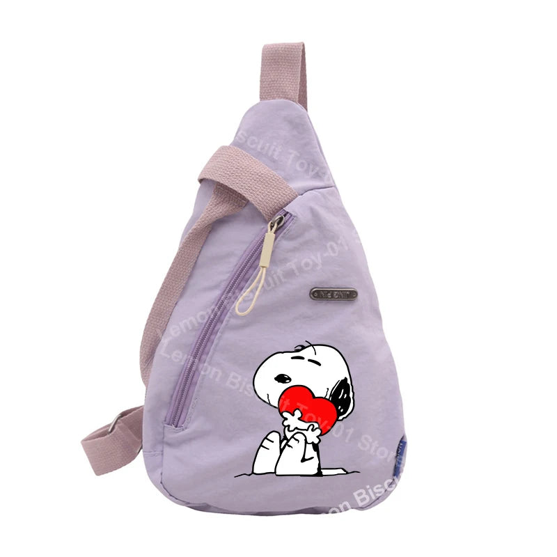 Snoopy Backpack Chest Bag Unisex Crossbody Phone Pouch