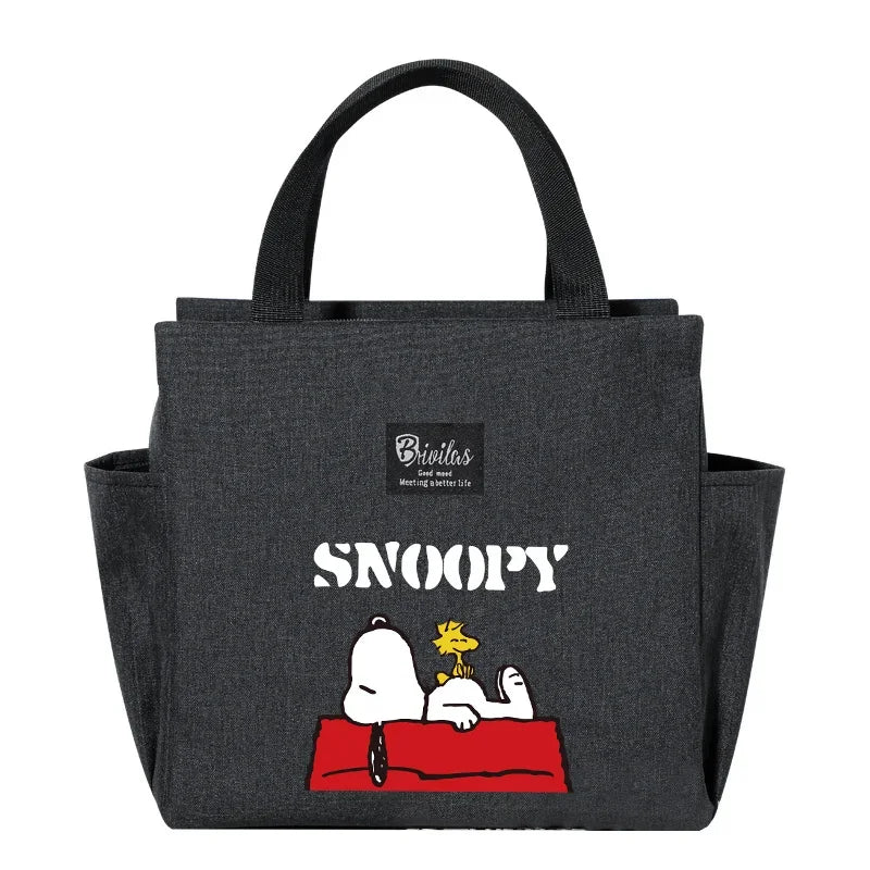 Snoopy Backpack Insulated Lunch Bag Bento Pack Ice Pack