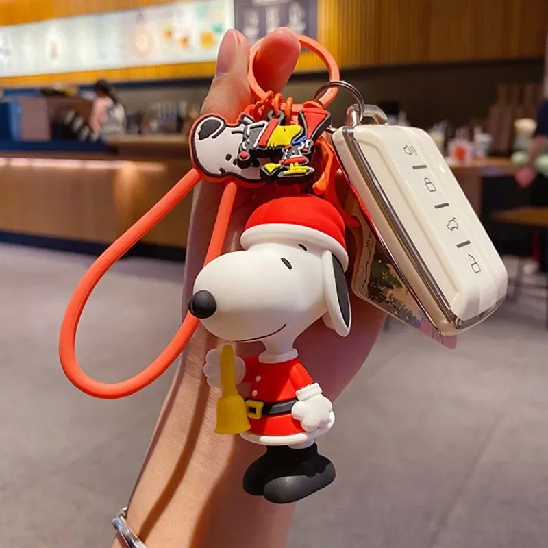 Key Chain Christmas Bag Charm Snoopy Keychain