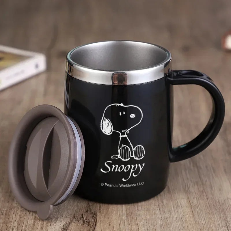 420ml Stainless Steel Mug for Men and Women Snoopy Cup