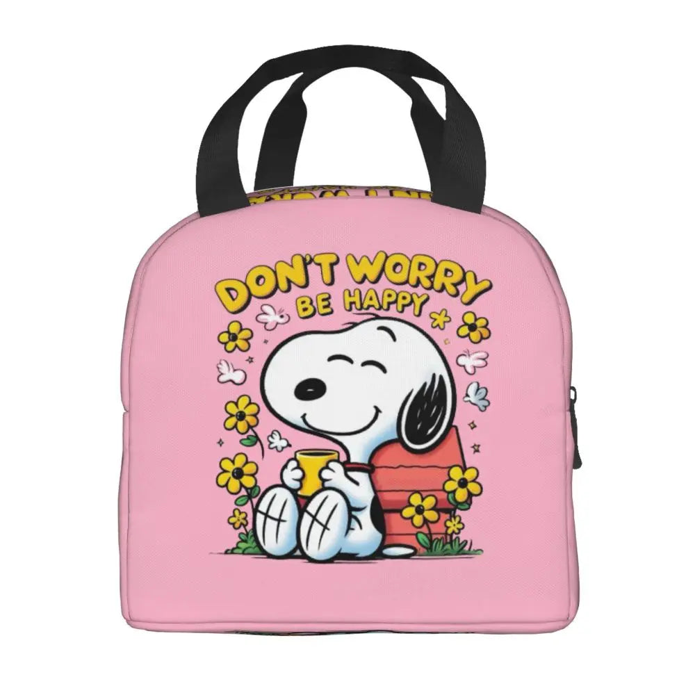 Snoopy Backpack Halloween Insulated Lunch Bag 22x20x13cm