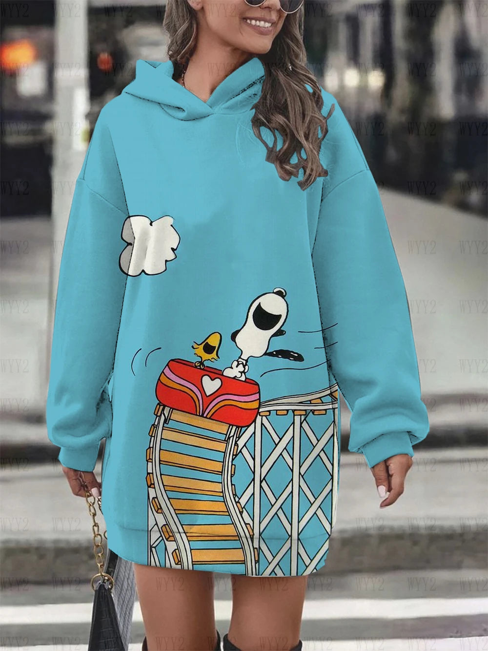 Loose Casual Snoopy Hoodie