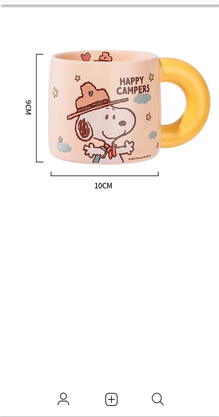 460ML Graduation Ceramic Mug Snoopy Cup