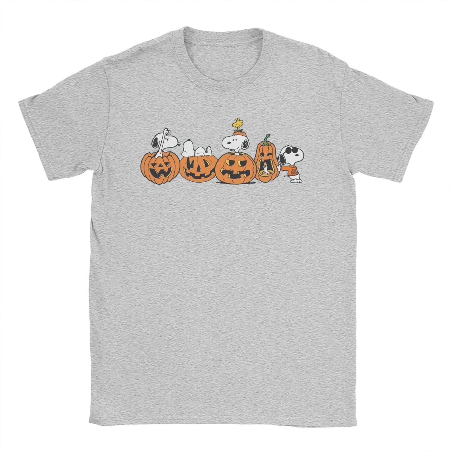 Unisex Snoopy Halloween Pumpkin Cotton Tee Snoopy Shirt