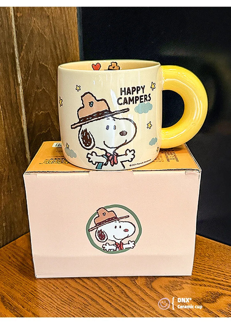 460ML Graduation Ceramic Mug Snoopy Cup