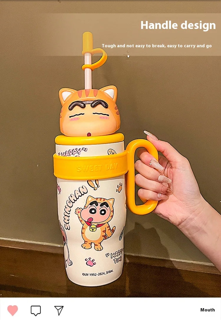800ml 304 Stainless Steel Insulated Cup Cartoon Snoopy Cup