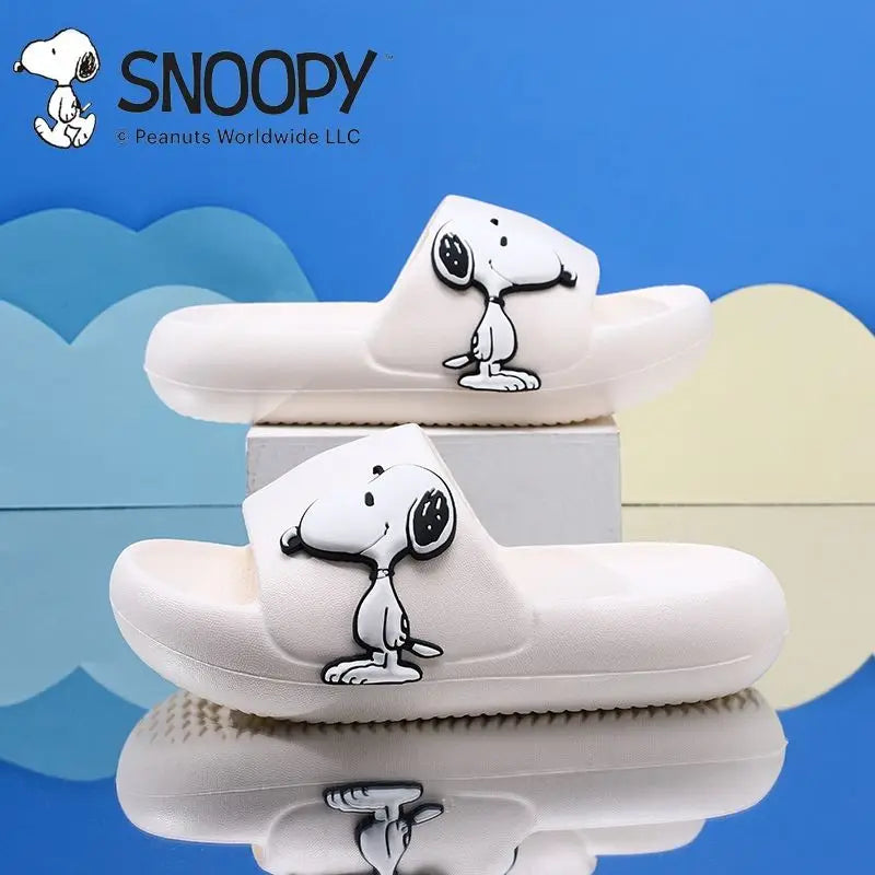 Snoopy Cartoon Slippers Lightweight Anti Slip Snoopy Shoes