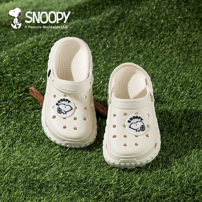 Cartoon Crocs Anti Slip Snoopy Shoes