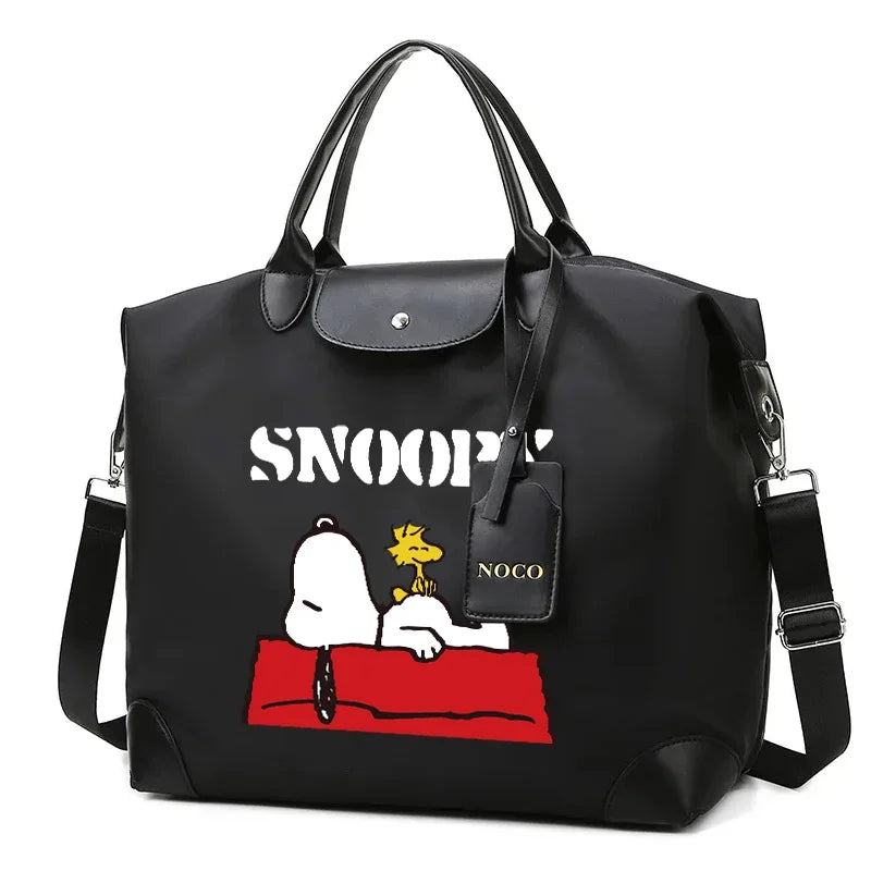 Snoopy Backpack Large Anime Travel Bag For Women 41x16x33cm