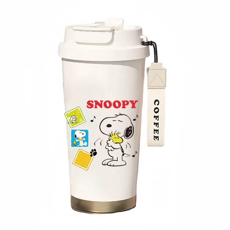 500ml Thermos Bottle Portable Snoopy Cup