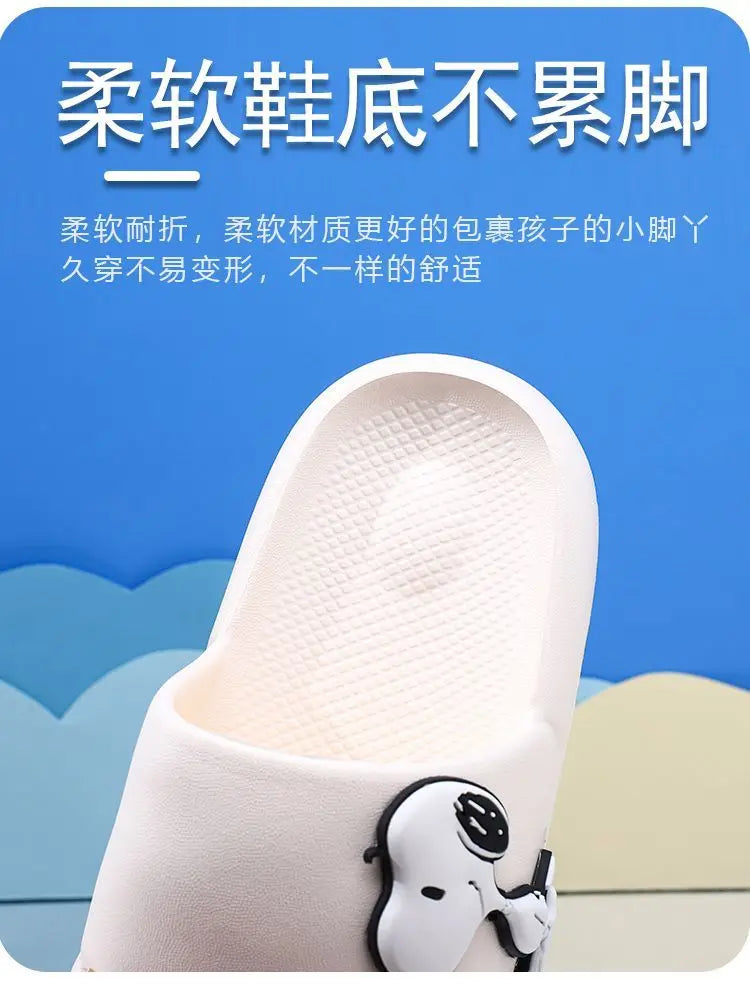 Snoopy Cartoon Slippers Lightweight Anti Slip Snoopy Shoes