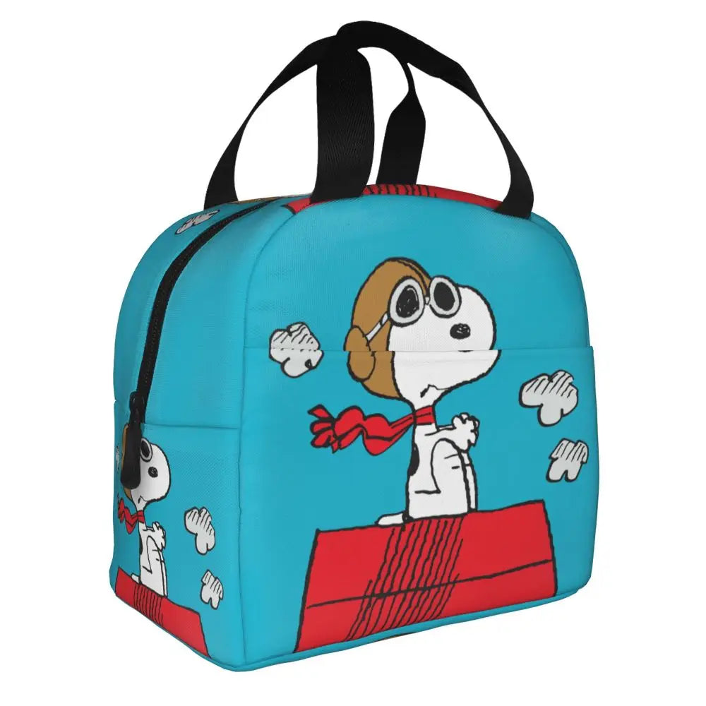 Snoopy Backpack Halloween Insulated Lunch Bag 22x20x13cm