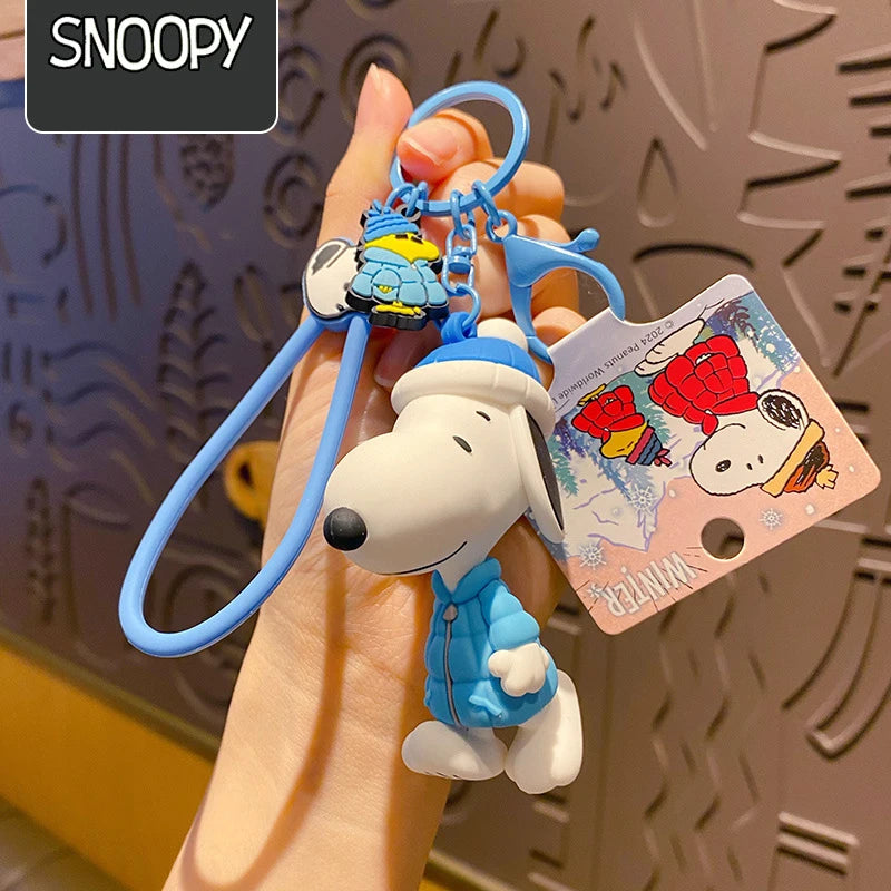 Key Chain Christmas Bag Charm Snoopy Keychain