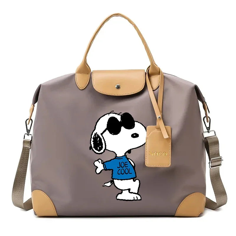 Snoopy Backpack Large Anime Travel Bag For Women 41x16x33cm