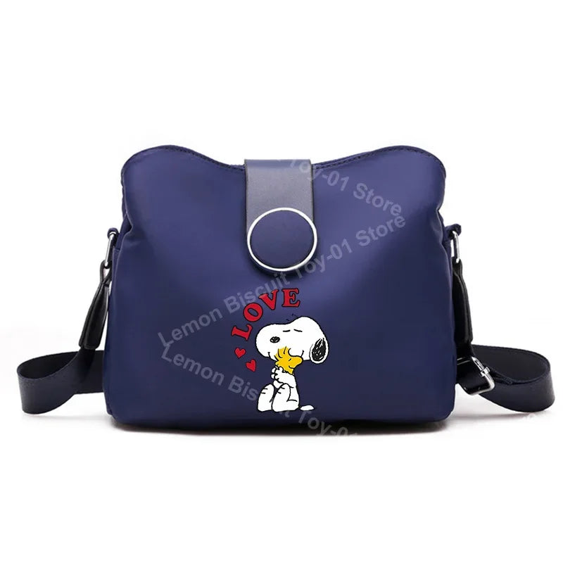 Snoopy Backpack Crossbody Nylon Shoulder Bag Licensed