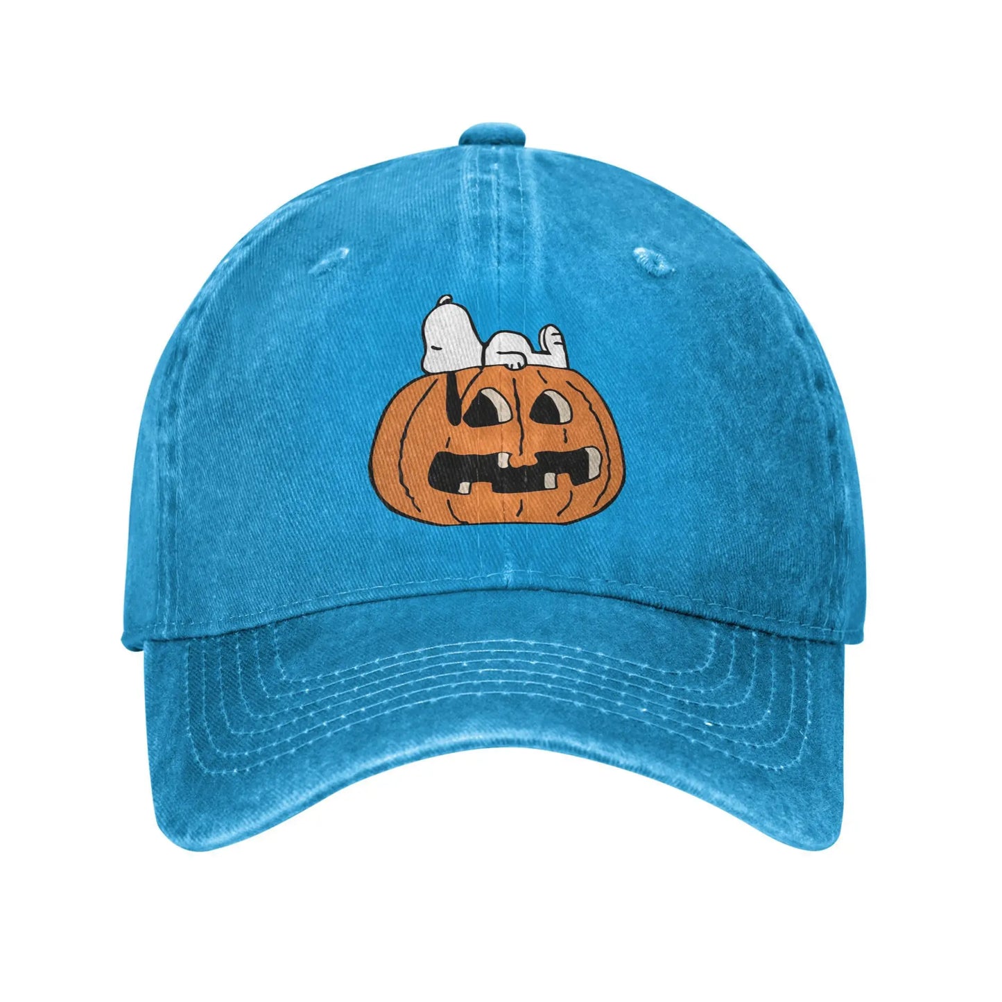 Halloween Pumpkin Print Cap Adjustable Snoopy Hat