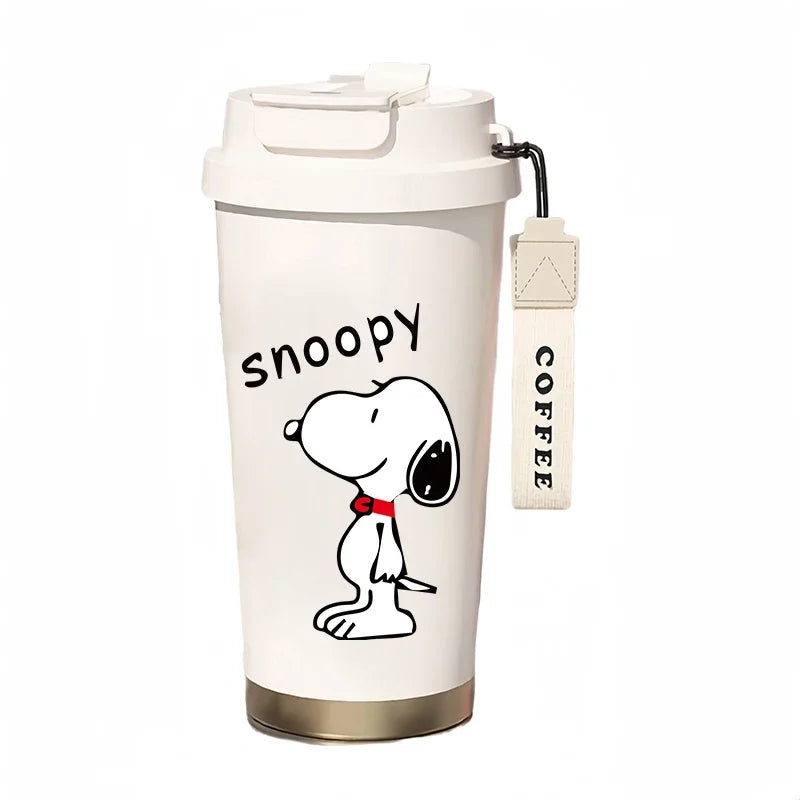 500ml Thermos Bottle Portable Snoopy Cup