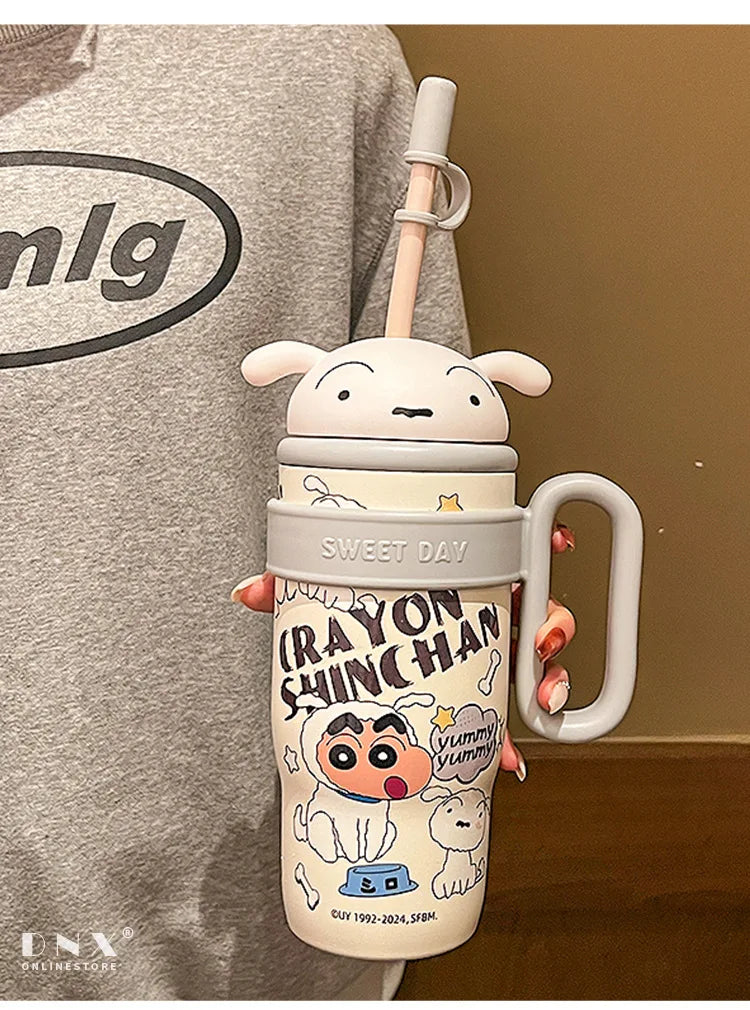800ml 304 Stainless Steel Insulated Cup Cartoon Snoopy Cup
