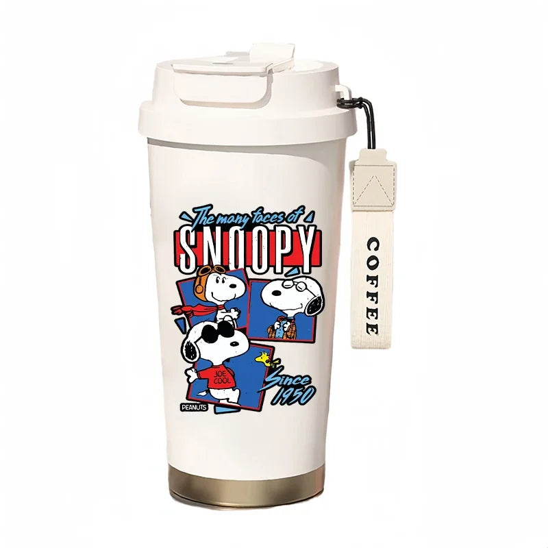500ml Thermos Bottle Portable Snoopy Cup