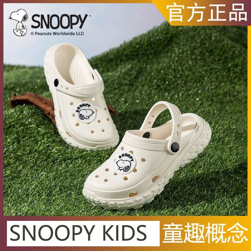 Cartoon Crocs Anti Slip Snoopy Shoes