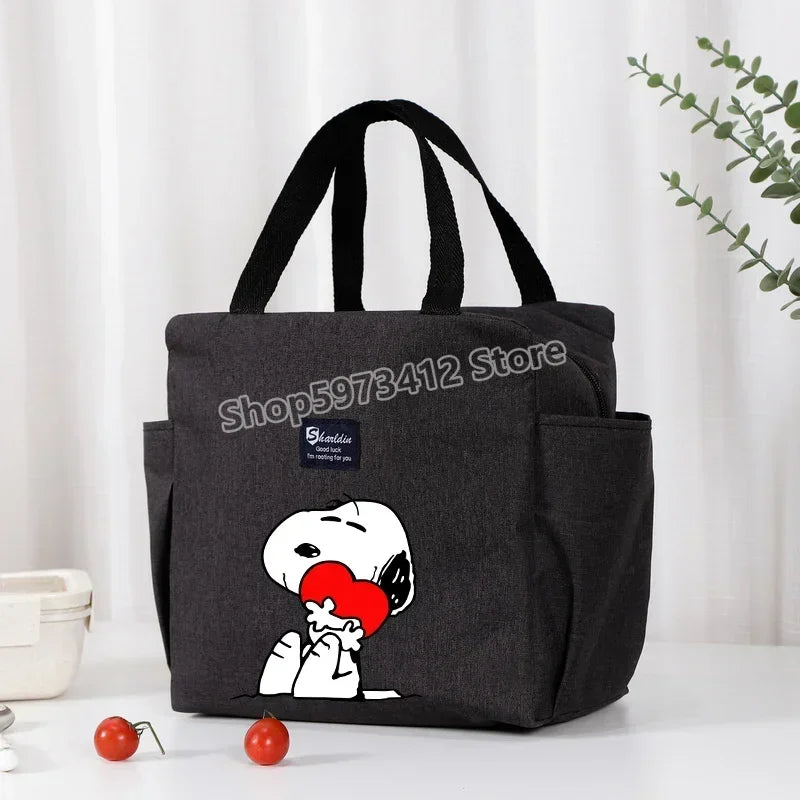Snoopy Backpack Insulated Lunch Bag Bento Pack Ice Pack