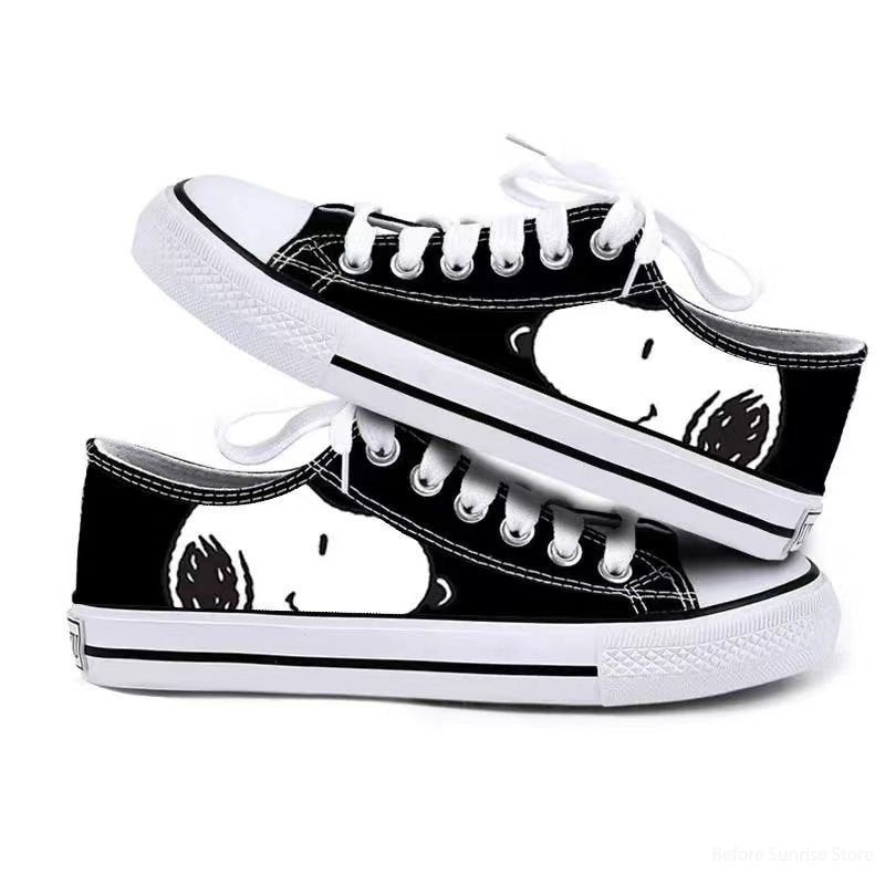 Womens Casual Low Sneakers Non Slip Lightweight Snoopy Shoes