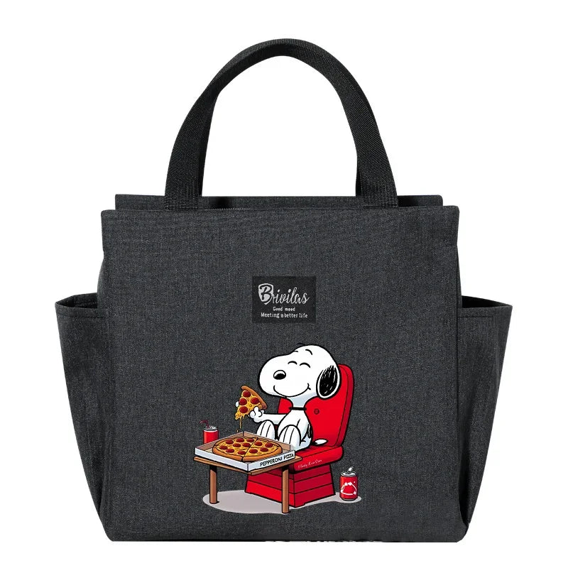 Snoopy Backpack Insulated Lunch Bag Bento Pack Ice Pack