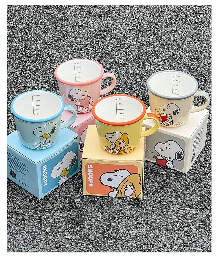 Couple Coffee Mugs Snoopy Cup