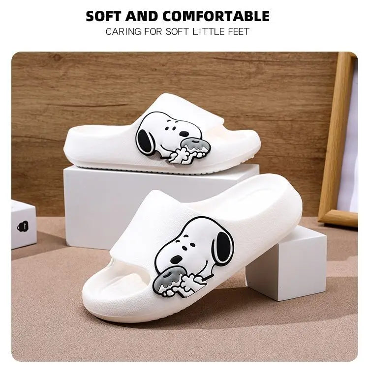 MINISO Snoopy Non Slip Indoor Slippers Snoopy Slippers