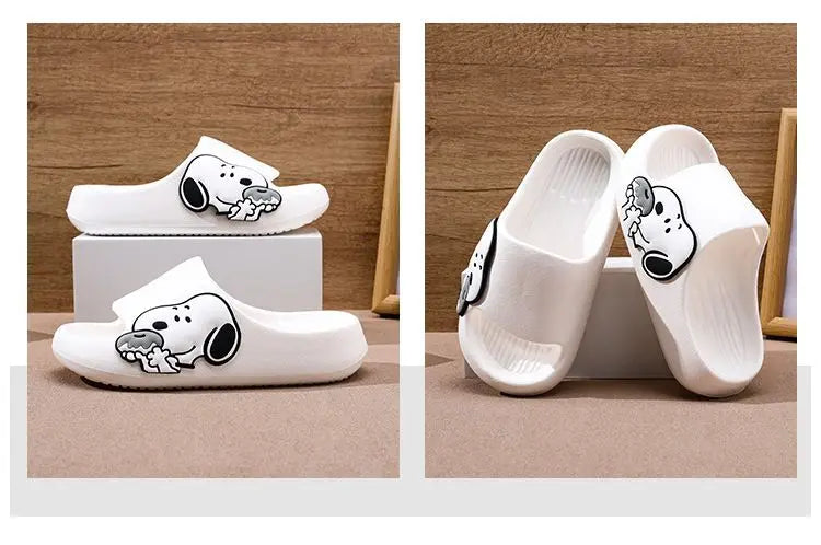 MINISO Snoopy Non Slip Indoor Slippers Snoopy Slippers