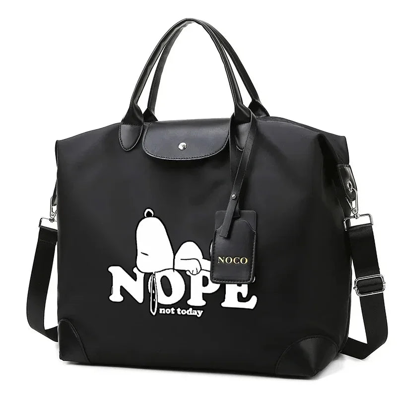 Snoopy Backpack Large Anime Travel Bag For Women 41x16x33cm