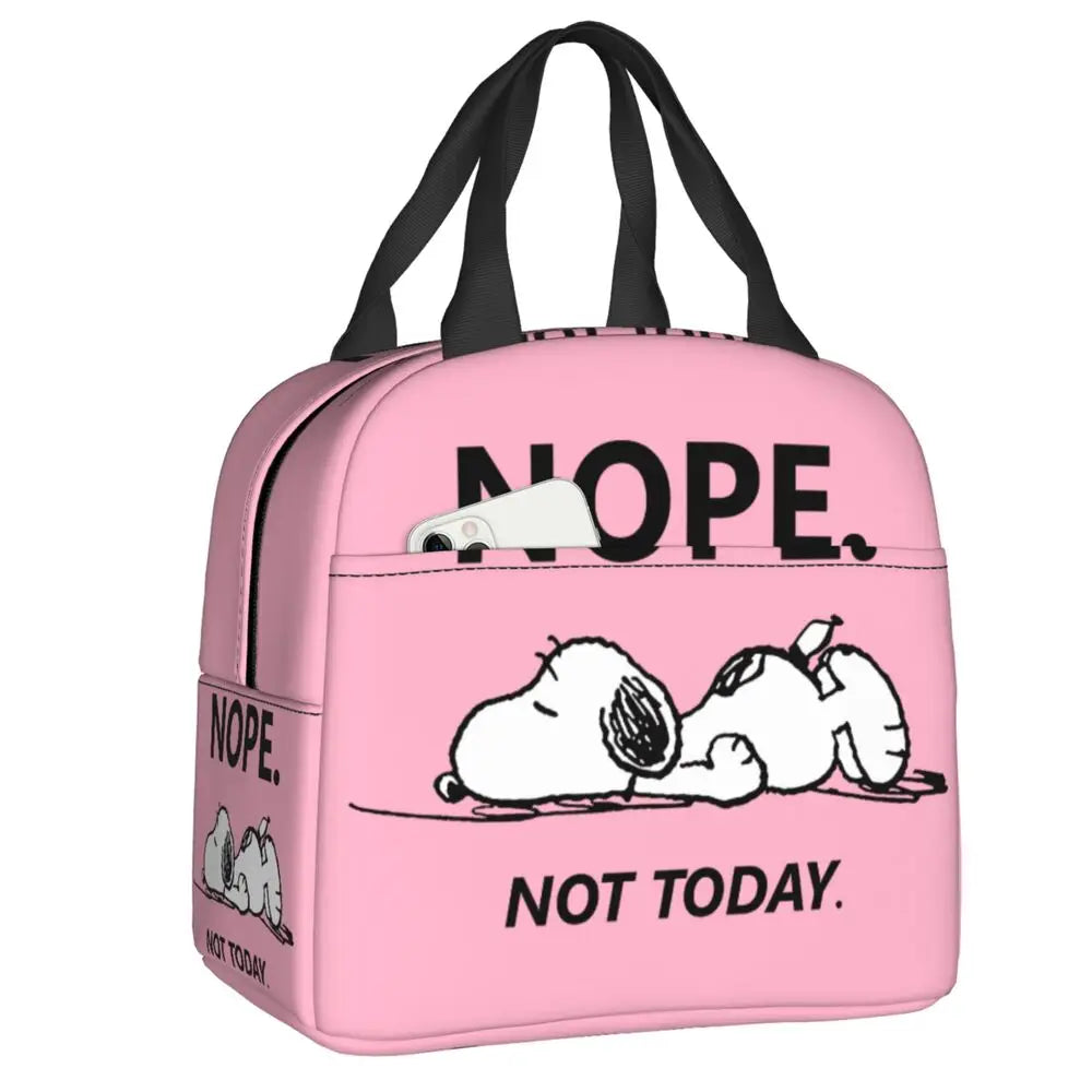 Snoopy Backpack Halloween Insulated Lunch Bag 22x20x13cm