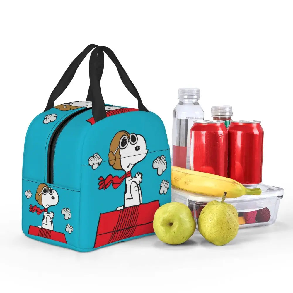 Snoopy Backpack Halloween Insulated Lunch Bag 22x20x13cm