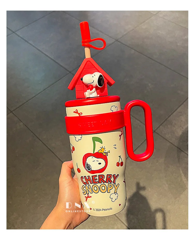 800ML Stainless Vacuum Insulated Bottle Snoopy Mug