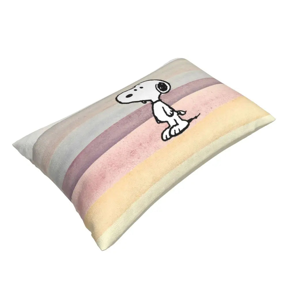 Cute Pillowcase 18in Square Red Snoopy Pillow
